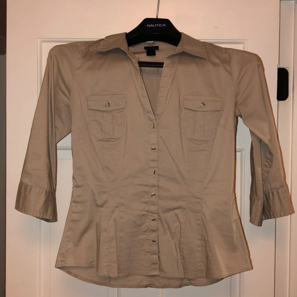 H&M size 10 (fits like Small) khaki button up